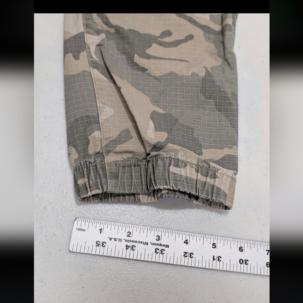 Old Navy Camouflage Jogger Cargo Pants Mens L 34x29 Outdoor Hunting #5555 - Picture 7 of 11